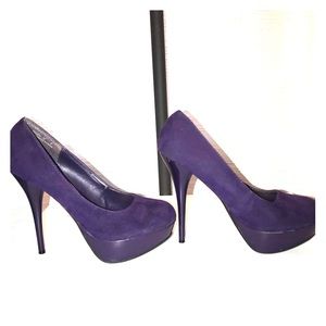 Purple Pumps - Size 8